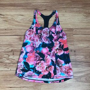 Lululemon Floral tanktop / running top